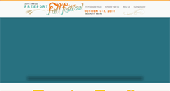 Desktop Screenshot of freeportfallfestival.com